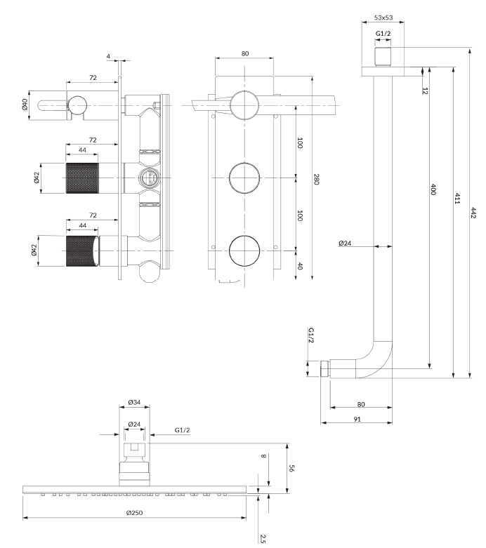 rysunek techniczny